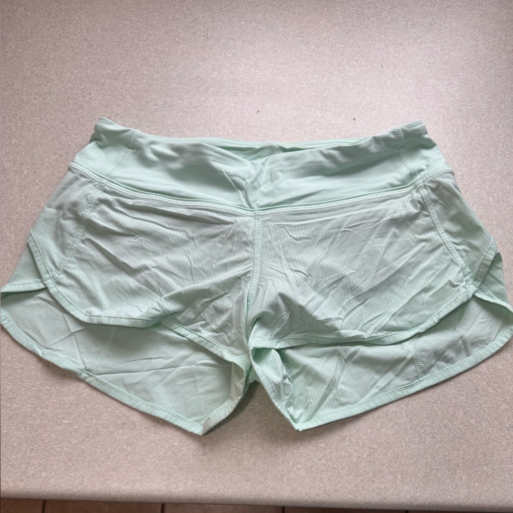 Lululemon Athletica Mint Green Athletic Shorts